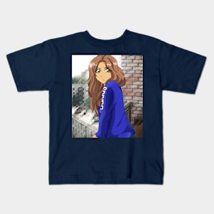 Anime Girl Kids T-Shirt